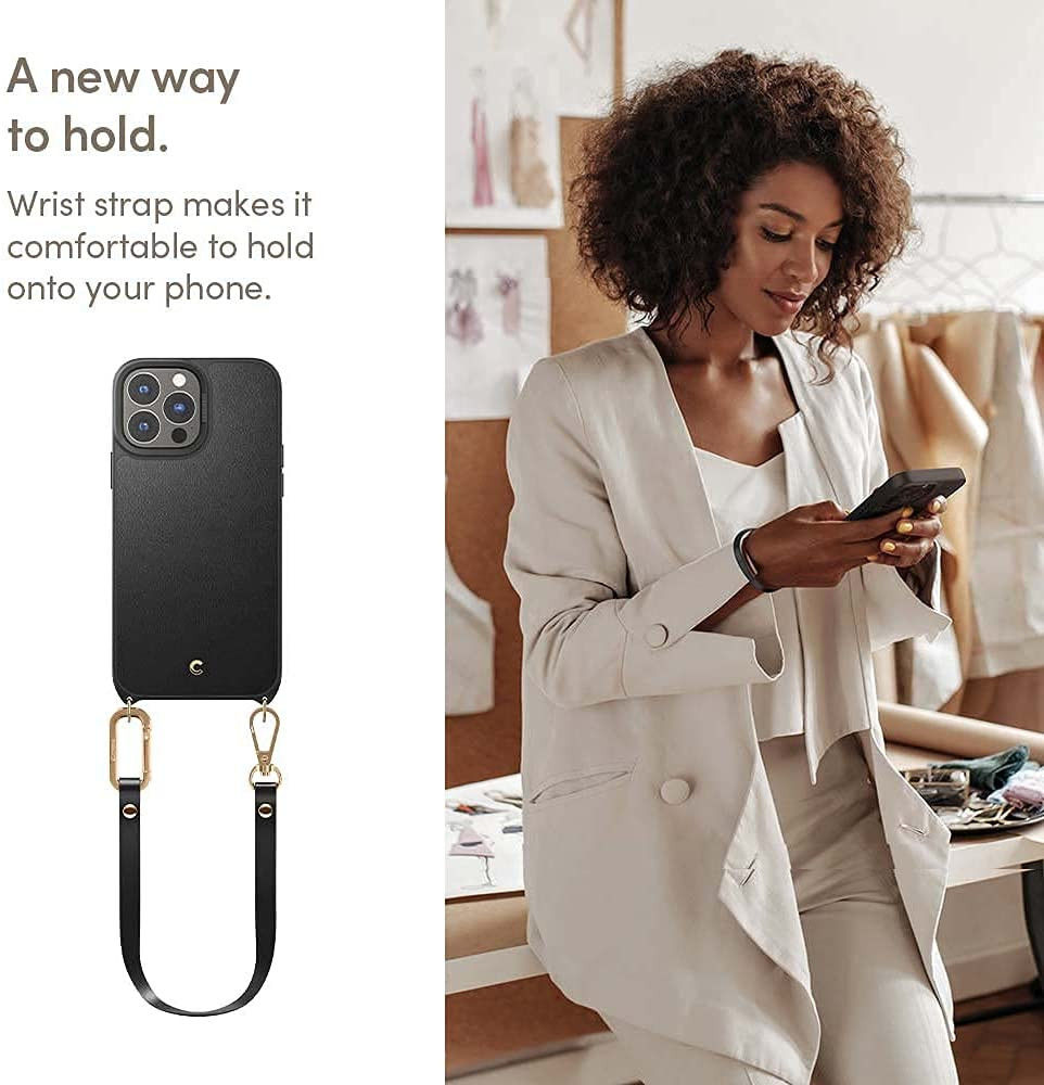 Spigen Classic Charm Apple iPhone 13 Pro Max Hoesje Zwart afbeelding 7