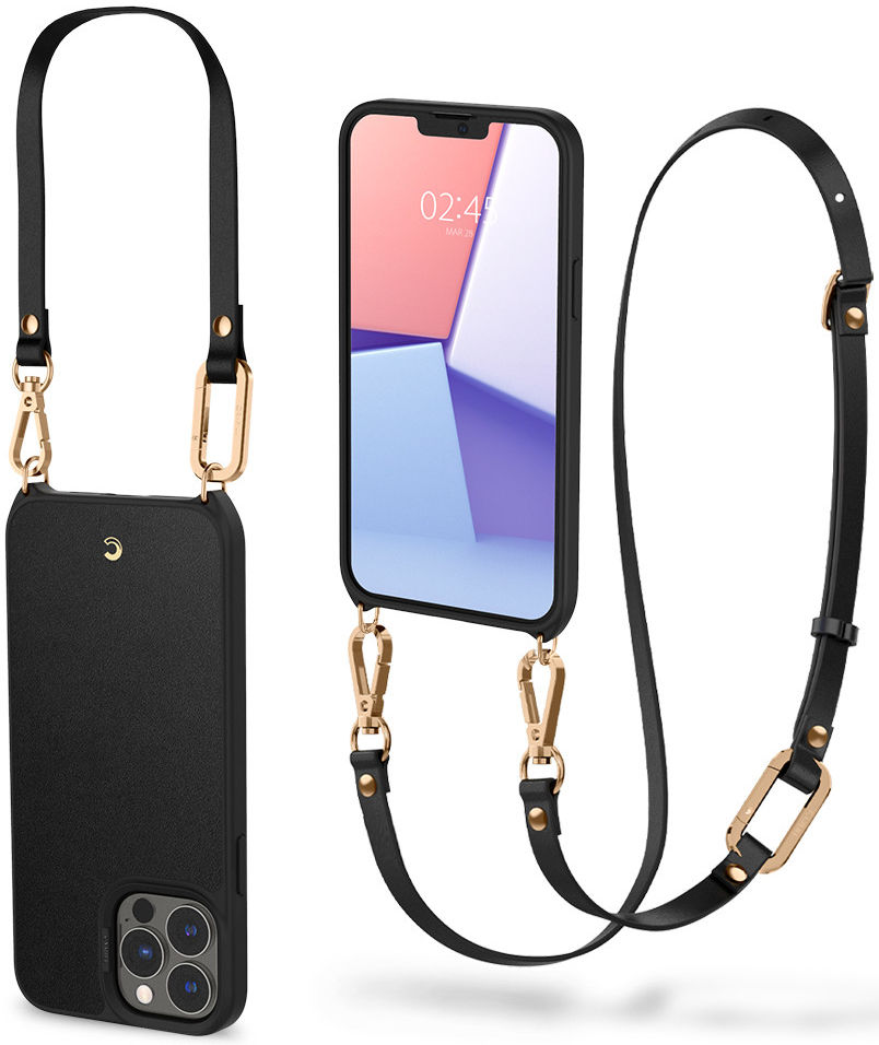 Spigen Classic Charm Apple iPhone 13 Pro Max Hoesje Zwart afbeelding 12