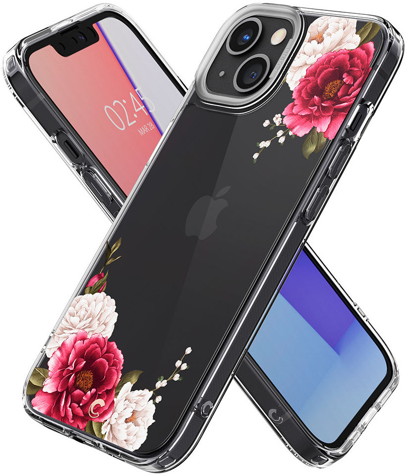 Spigen Cyrill Cecile Apple iPhone 13 Hoesje Red Floral afbeelding 3