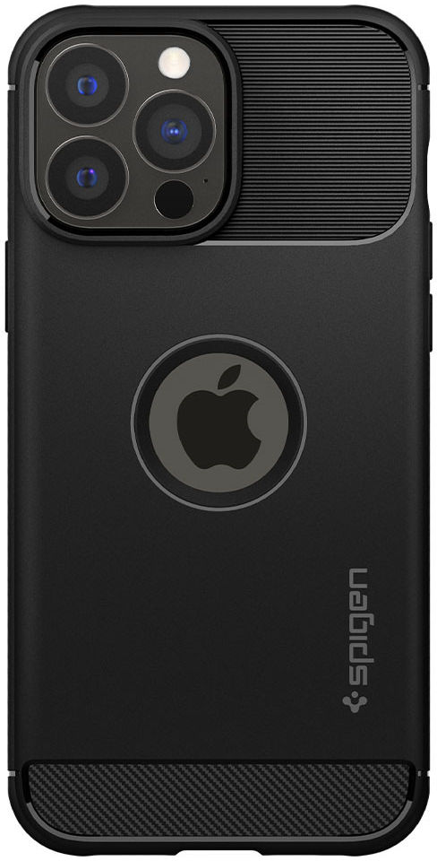 Spigen Rugged Armor Apple iPhone 13 Pro Max Hoesje Zwart afbeelding 3