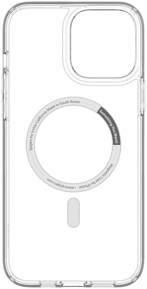 Spigen Ultra Hybrid iPhone 13 Pro Max Hoesje MagSafe Transparant/Wit afbeelding 7
