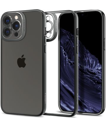 Spigen Optik Crystal Apple iPhone 13 Pro Max Hoesje Transparant/Grijs Hoesjes