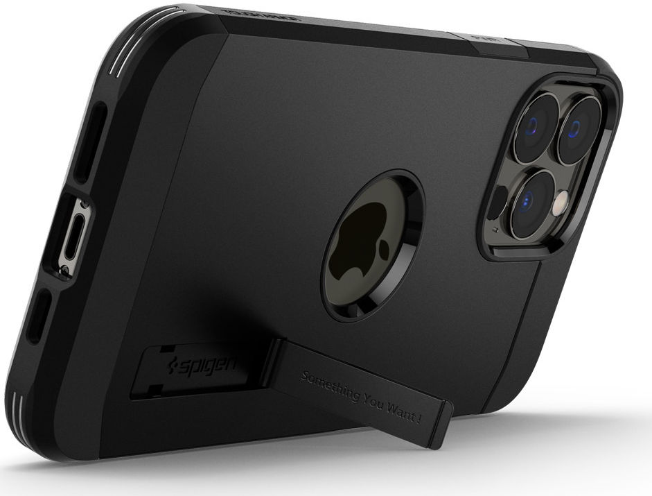 Spigen Tough Armor Apple iPhone 13 Pro Max Hoesje Back Cover Zwart afbeelding 2