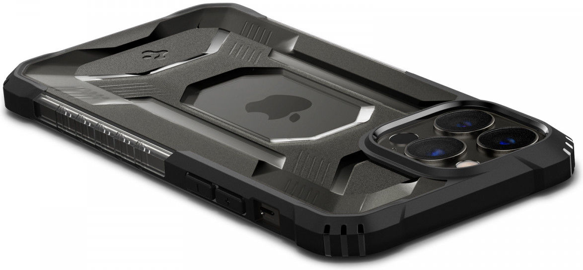 Spigen Nitro Force Apple iPhone 13 Pro Max Hoesje Frosted Transparant afbeelding 14