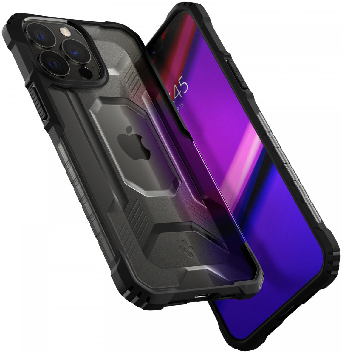 Spigen Nitro Force Apple iPhone 13 Pro Max Hoesje Frosted Transparant afbeelding 12