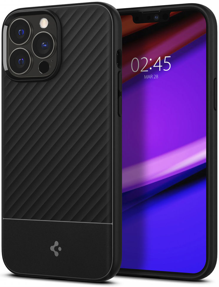 Spigen Core Armor Apple iPhone 13 Pro Max Hoesje Zwart afbeelding 2