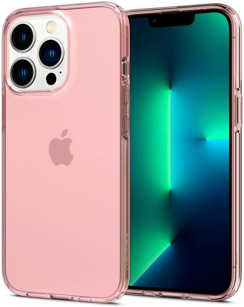 Spigen Crystal Flex Apple iPhone 13 Pro Max Hoesje Transparant Roze afbeelding 3