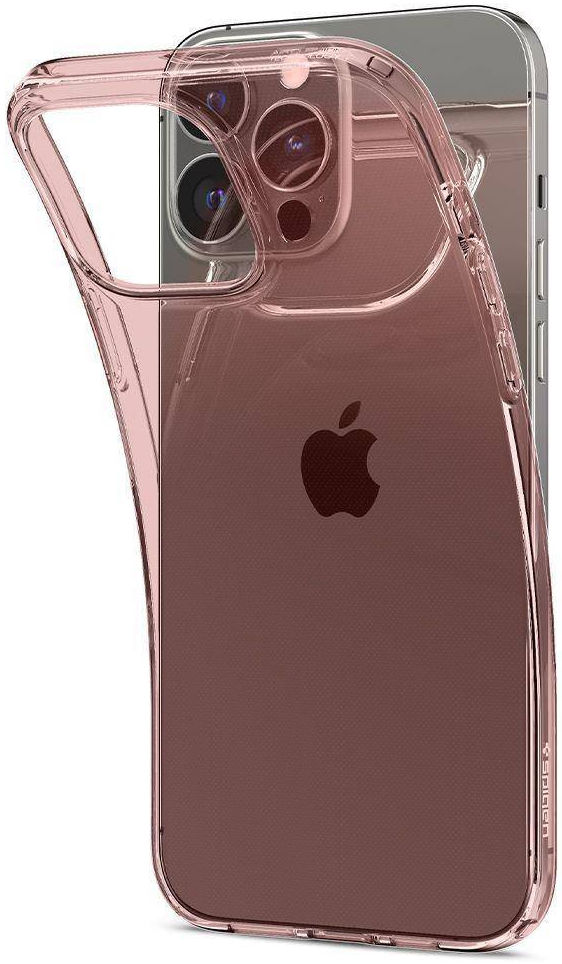 Spigen Crystal Flex Apple iPhone 13 Pro Max Hoesje Transparant Roze afbeelding 6