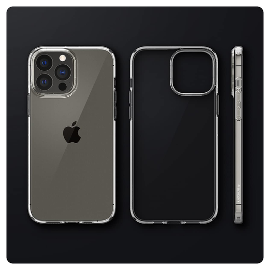Spigen Liquid Crystal iPhone 13 Pro Hoesje Transparant afbeelding 3