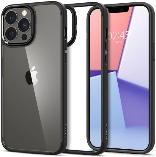 Spigen Ultra Hybrid Apple iPhone 13 Pro Hoesje Transparant/Zwart afbeelding 12
