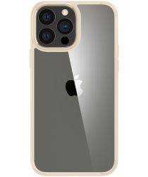 Spigen Ultra Hybrid Apple iPhone 13 Pro Hoesje Transparant/Beige