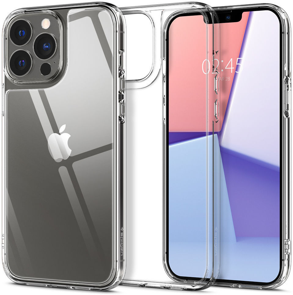 Spigen Quartz Hybrid Apple iPhone 13 Pro Hoesje Transparant afbeelding 2