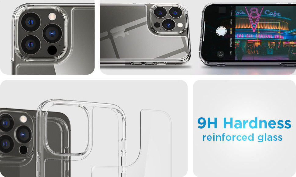 Spigen Quartz Hybrid Apple iPhone 13 Pro Hoesje Transparant afbeelding 11