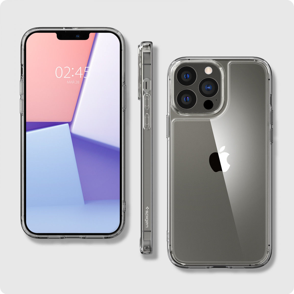 Spigen Quartz Hybrid Apple iPhone 13 Pro Hoesje Transparant afbeelding 13