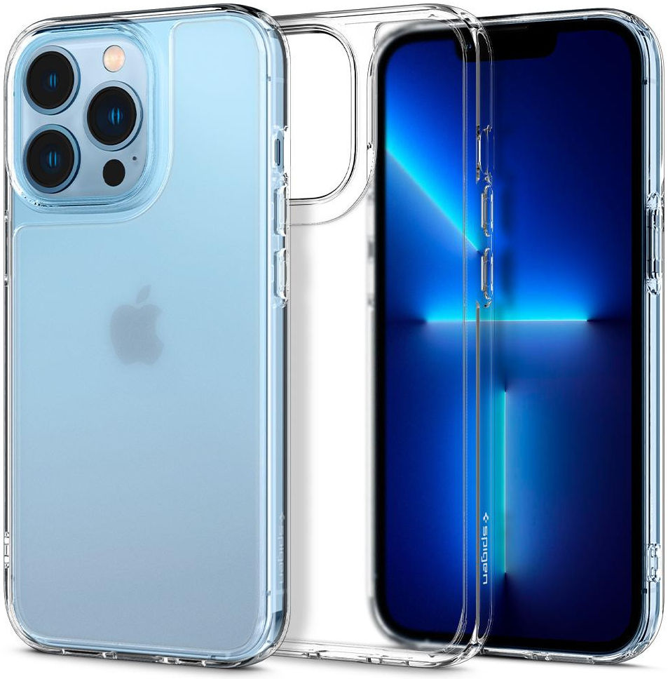 Spigen Quartz Hybrid Apple iPhone 13 Pro Hoesje Matte Transparant afbeelding 4