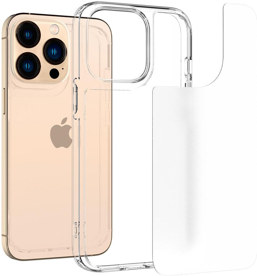 Spigen Quartz Hybrid Apple iPhone 13 Pro Hoesje Matte Transparant afbeelding 1