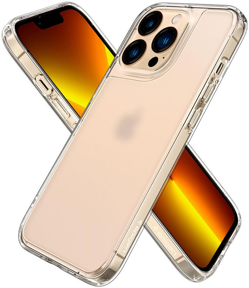 Spigen Quartz Hybrid Apple iPhone 13 Pro Hoesje Matte Transparant afbeelding 2