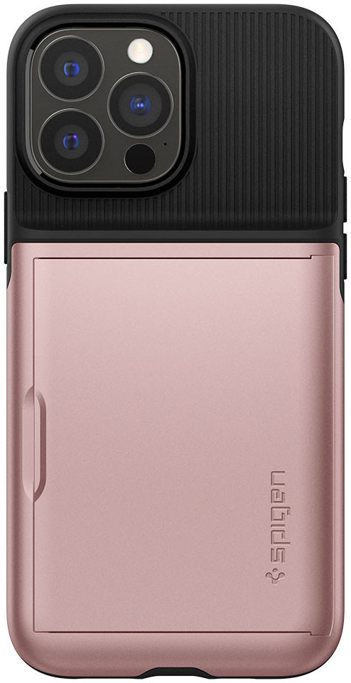 Spigen Slim Armor CS Apple iPhone 13 Pro Hoesje Roze Goud afbeelding 2