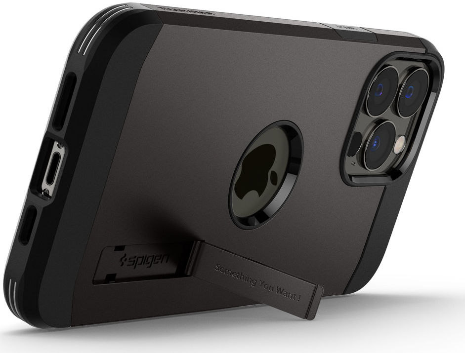 Spigen Tough Armor Apple iPhone 13 Pro Hoesje Gunmetal afbeelding 3