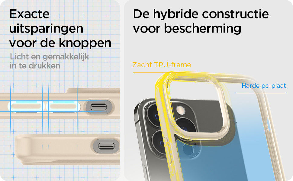 Spigen Tough Armor Apple iPhone 13 Pro Hoesje Gunmetal afbeelding 4