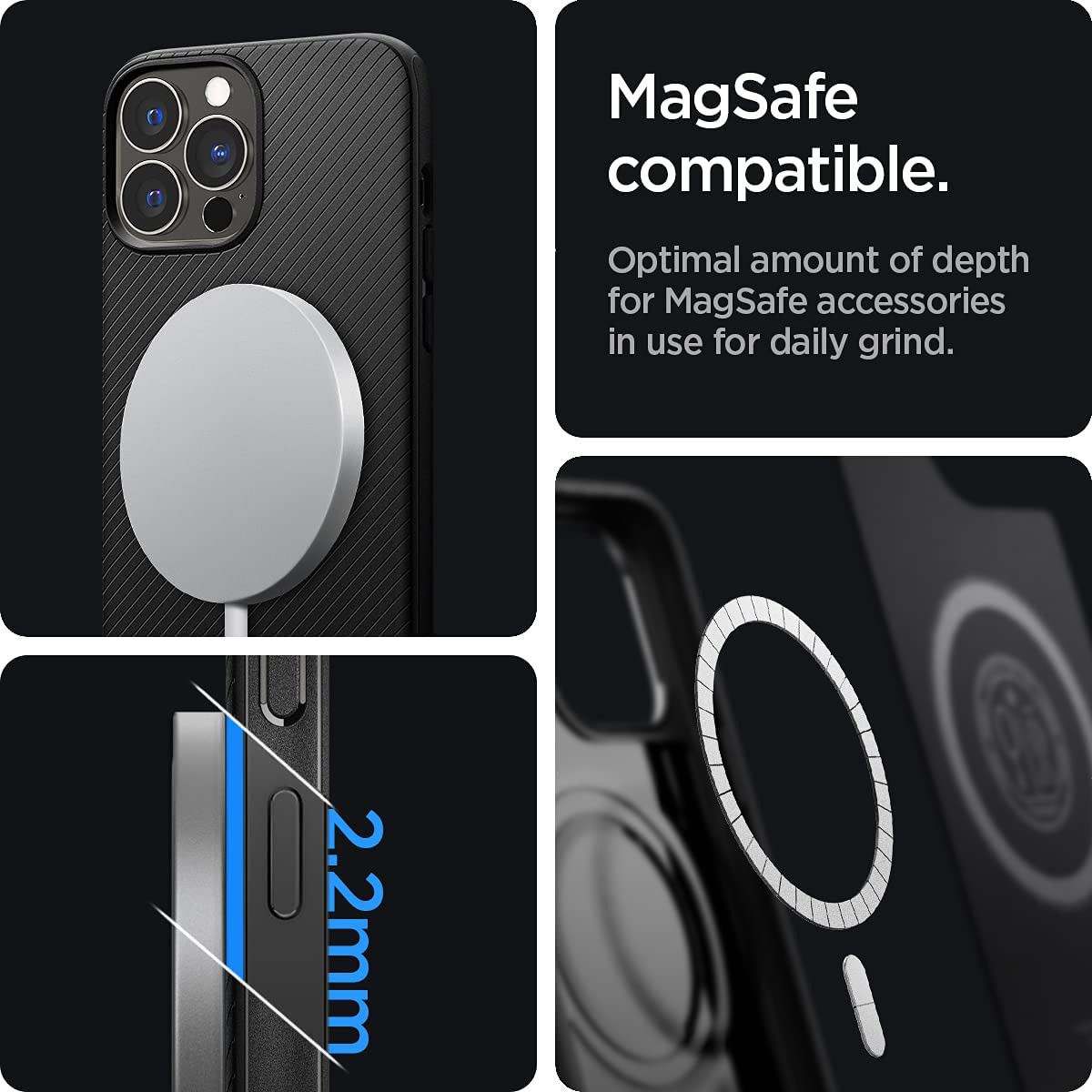 Spigen Mag Armor iPhone 13 Pro Hoesje voor Apple MagSafe Zwart GSMpunt.nl