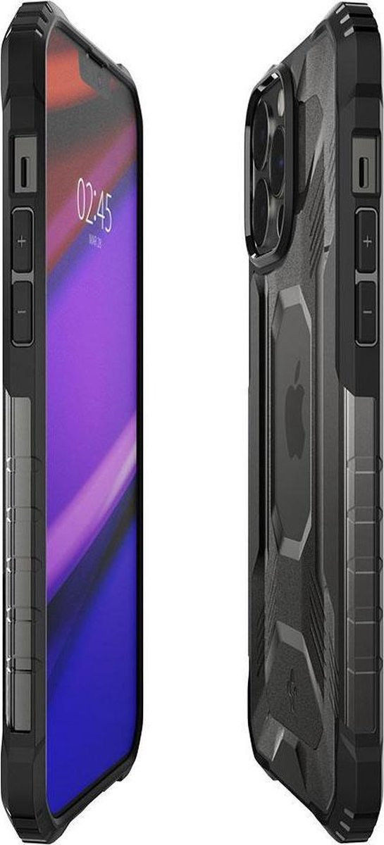 Spigen Nitro Force Apple iPhone 13 Pro Hoesje Frosted Transparant afbeelding 4