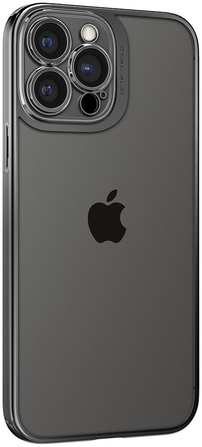 Spigen Optik Crystal Apple iPhone 13 Pro Hoesje Transparant/Grijs afbeelding 7
