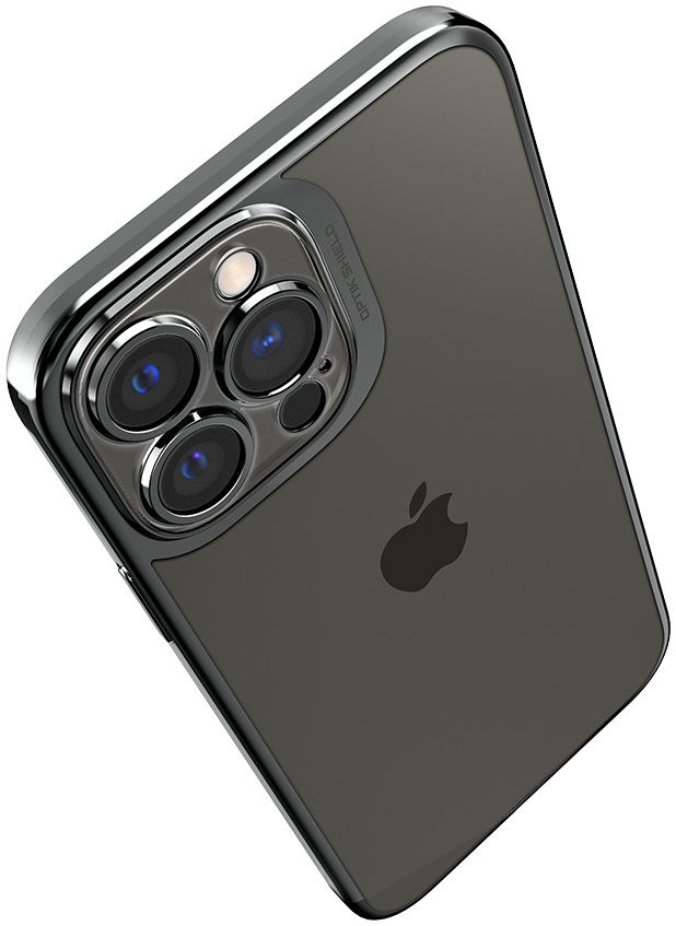 Spigen Optik Crystal Apple iPhone 13 Pro Hoesje Transparant/Grijs afbeelding 9