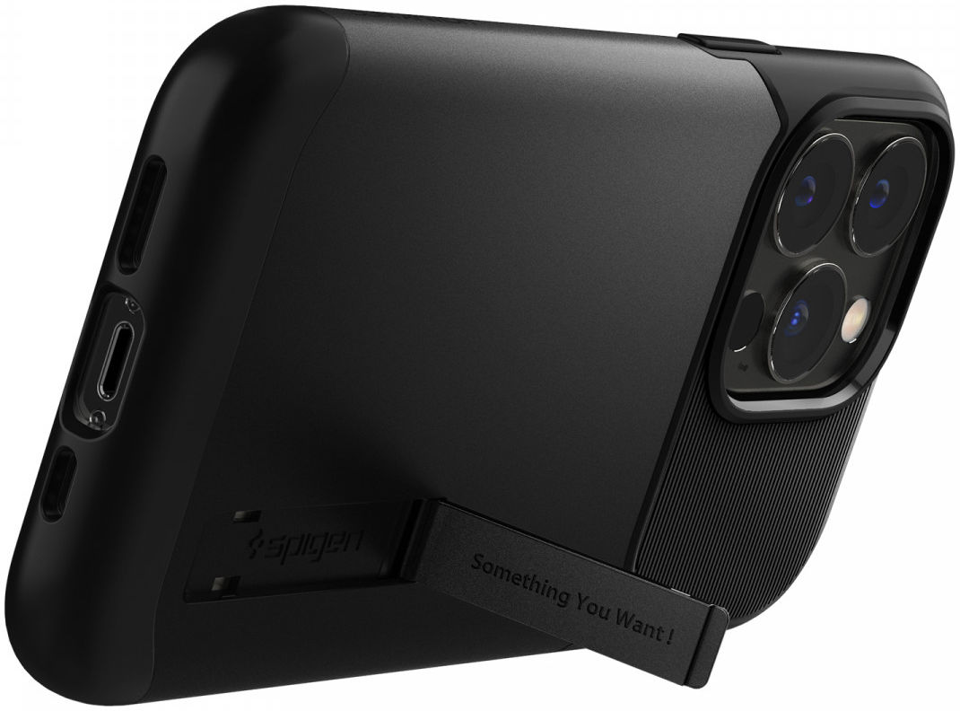 Spigen Slim Armor Apple iPhone 13 Pro Hoesje Zwart afbeelding 2