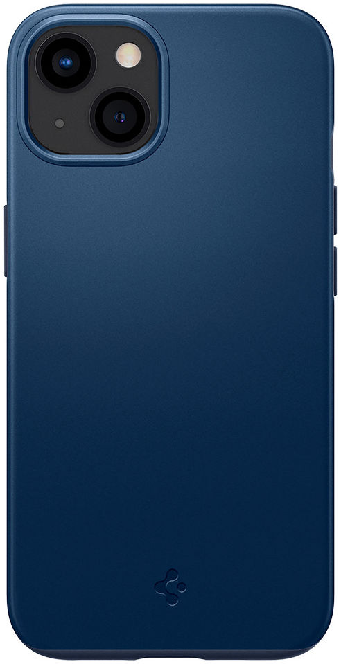 Spigen Thin Fit Apple iPhone 13 Mini Ultra Dun Hoesje Blauw afbeelding 3