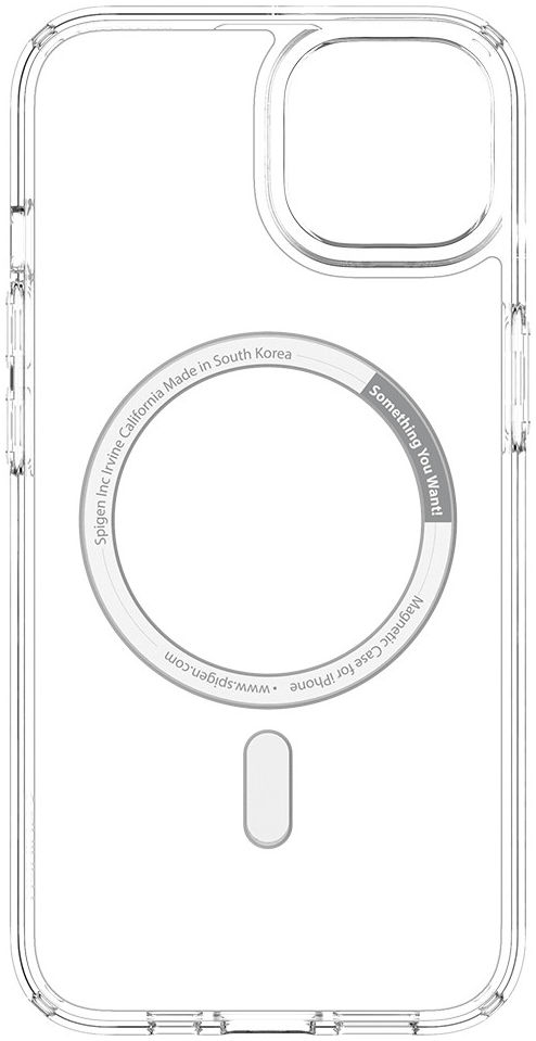 Spigen Ultra Hybrid iPhone 13 Mini Hoesje MagSafe Transparant/Wit afbeelding 4