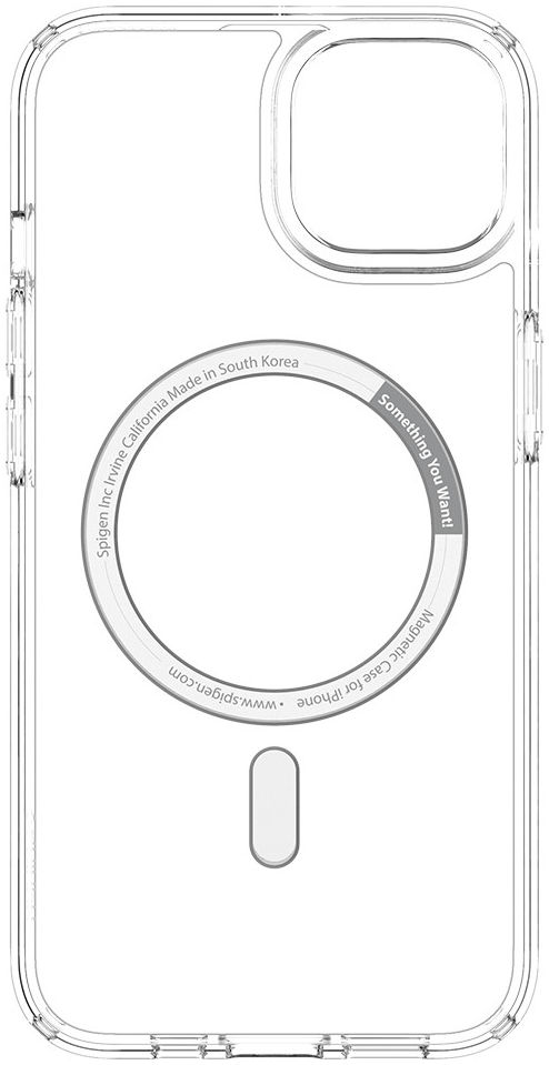 Spigen Ultra Hybrid iPhone 13 Mini Hoesje MagSafe Transparant/Zwart afbeelding 4