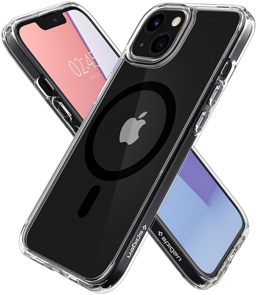 Spigen Ultra Hybrid iPhone 13 Mini Hoesje MagSafe Transparant/Zwart afbeelding 7