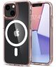 Spigen Ultra Hybrid iPhone 13 Mini Hoesje MagSafe Transparant/Roze