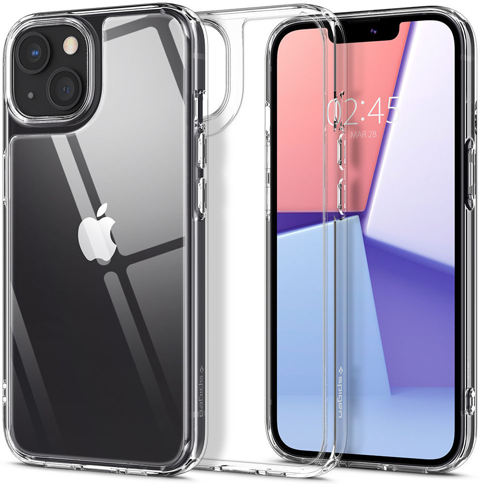 Spigen Quartz Hybrid Apple iPhone 13 Mini Hoesje Transparant afbeelding 1