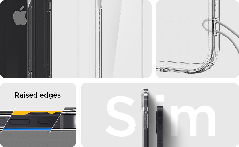Spigen Quartz Hybrid Apple iPhone 13 Mini Hoesje Transparant afbeelding 12