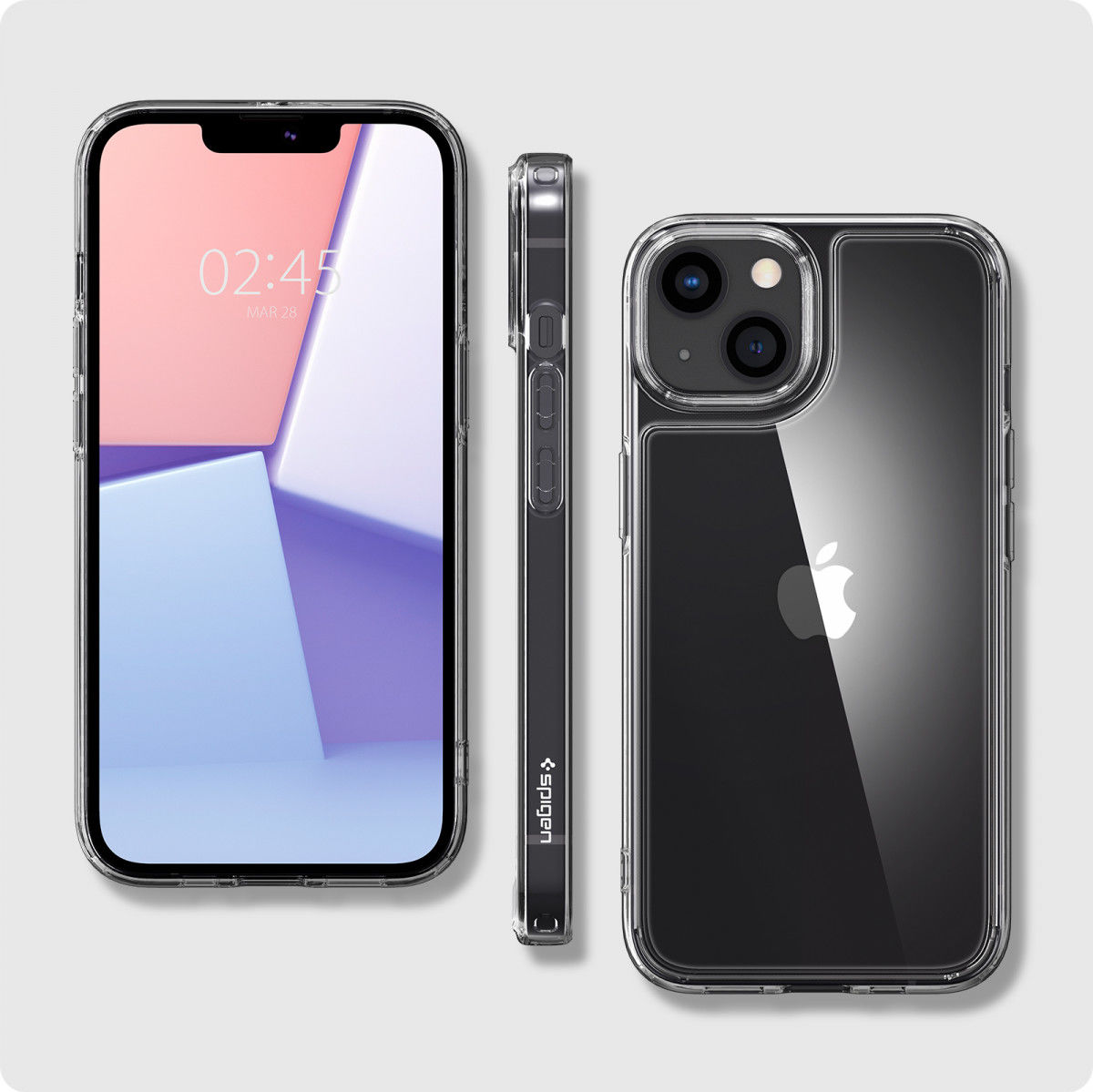 Spigen Quartz Hybrid Apple iPhone 13 Mini Hoesje Transparant afbeelding 13