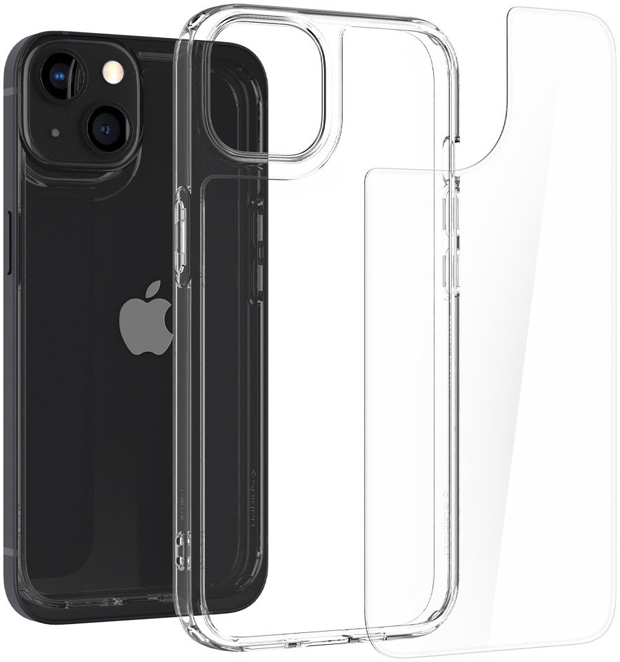 Spigen Quartz Hybrid Apple iPhone 13 Mini Hoesje Transparant afbeelding 3