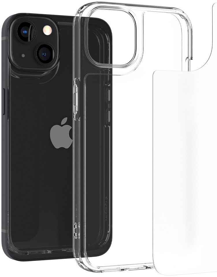 Spigen Quartz Hybrid Apple iPhone 13 Mini Hoesje Matte Transparant afbeelding 4