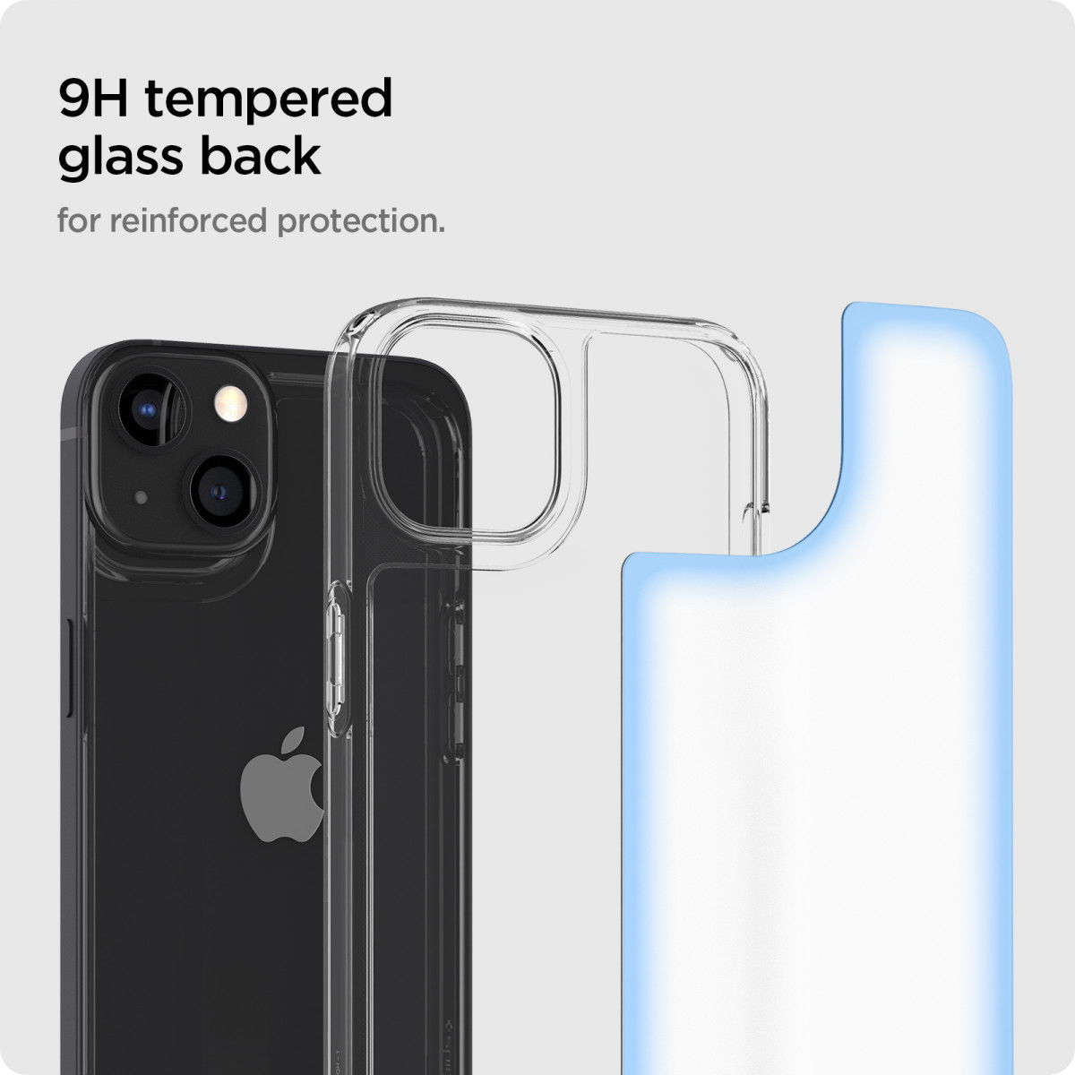 Spigen Quartz Hybrid Apple iPhone 13 Mini Hoesje Matte Transparant afbeelding 5