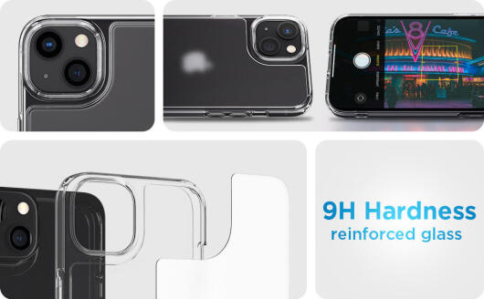 Spigen Quartz Hybrid Apple iPhone 13 Mini Hoesje Matte Transparant afbeelding 11
