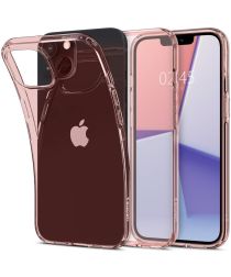 Spigen Crystal Flex Apple iPhone 13 Mini Hoesje Transparant Roze