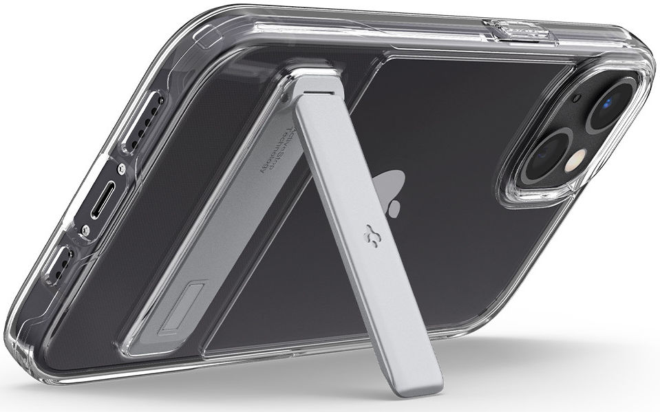 Spigen Slim Armor S Apple iPhone 13 Mini Hoesje Transparant afbeelding 3