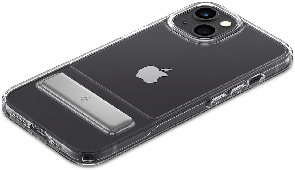 Spigen Slim Armor S Apple iPhone 13 Mini Hoesje Transparant afbeelding 4