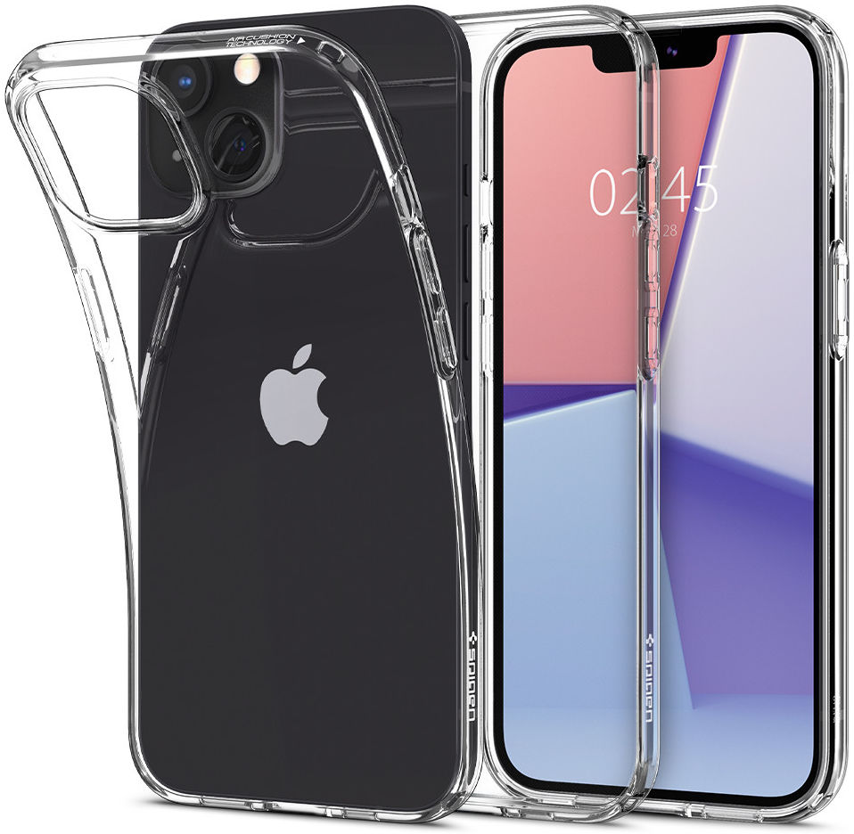 Spigen Liquid Crystal Apple iPhone 13 Hoesje Back Cover Transparant afbeelding 8