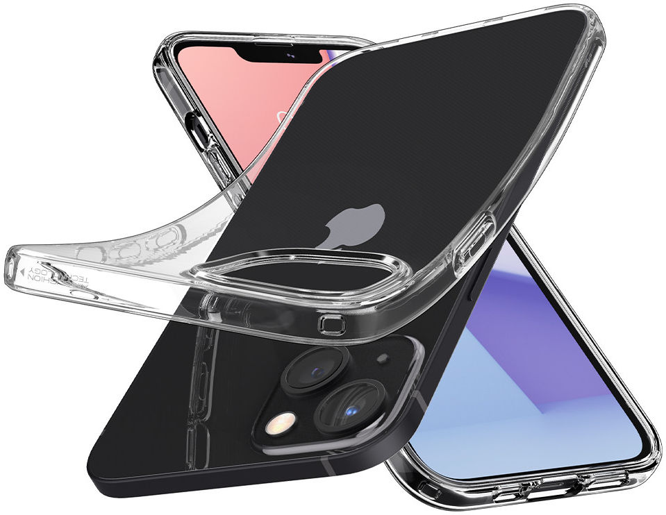 Spigen Liquid Crystal Apple iPhone 13 Hoesje Back Cover Transparant afbeelding 3