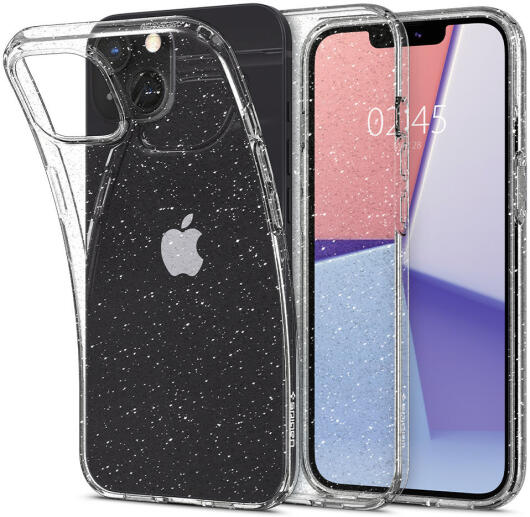 Spigen Liquid Crystal Apple iPhone 13 Hoesje Back Cover Glitter afbeelding 3
