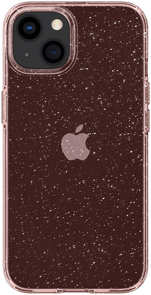 Spigen Liquid Crystal Apple iPhone 13 Hoesje Back Cover Roze afbeelding 1