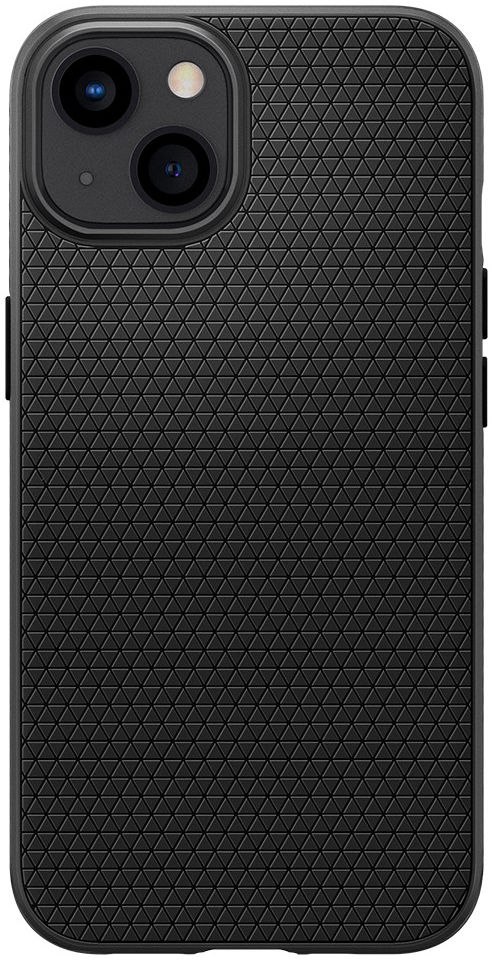 Spigen Liquid Air Apple iPhone 13 Hoesje Flexibele Back Cover Zwart afbeelding 1