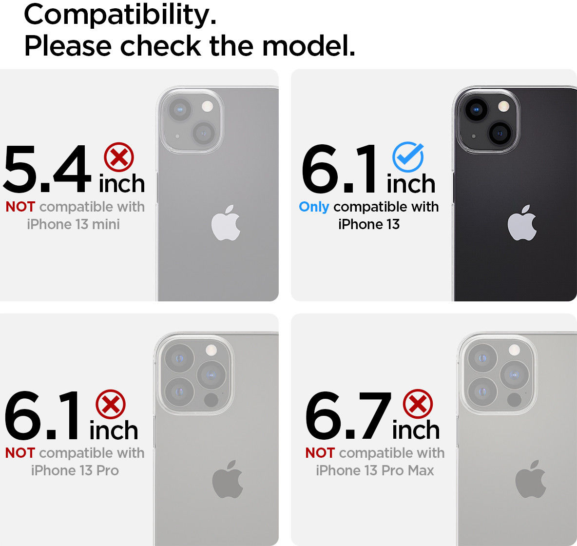 Spigen Liquid Air Apple iPhone 13 Hoesje Flexibele Back Cover Zwart afbeelding 12